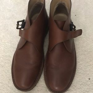 BrooksBrothers chukka boots in brown leather 10.5